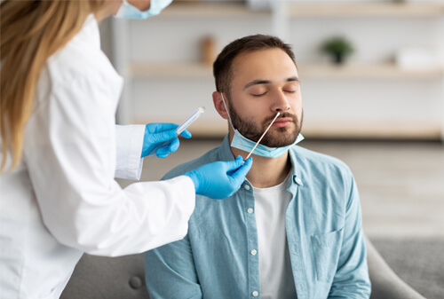 Новая услуга — выезд врача на дом с консультацией+экспресс-тест на антиген к COVID-19